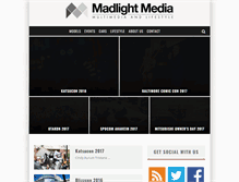 Tablet Screenshot of madlightmedia.com